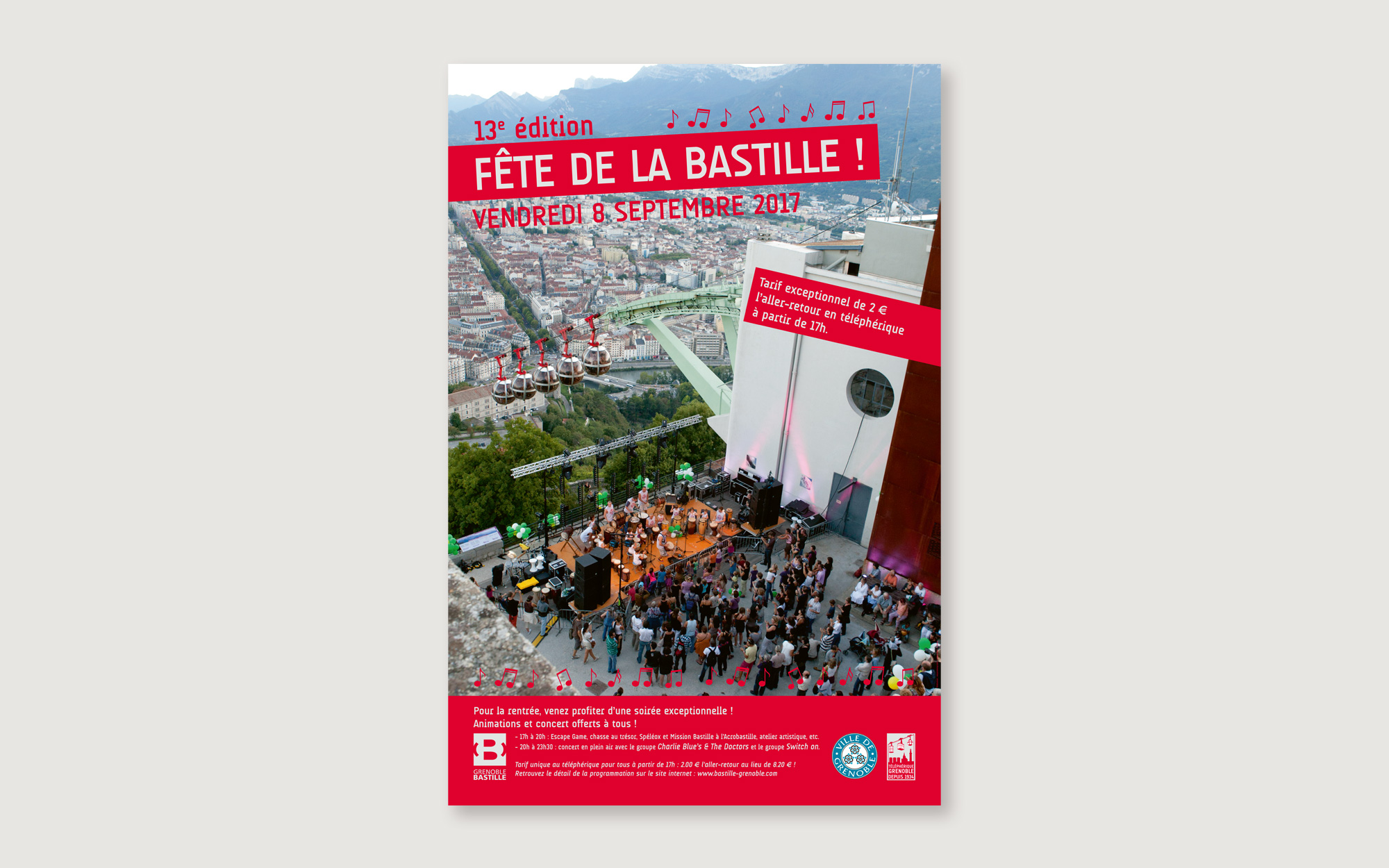 Téléphérique Grenoble Bastille 2017